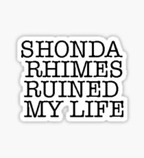 Shonda Rhimes Sticke Sticker