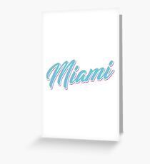 Miami Greeting Card
