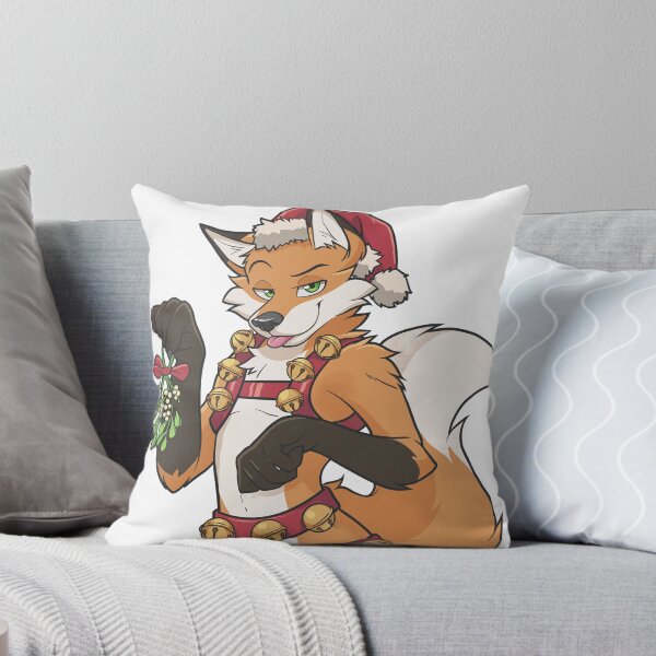 Item preview, Holiday Xmas Furry Santa Fox Sticker Design designed and sold by Bradon Ortiz.