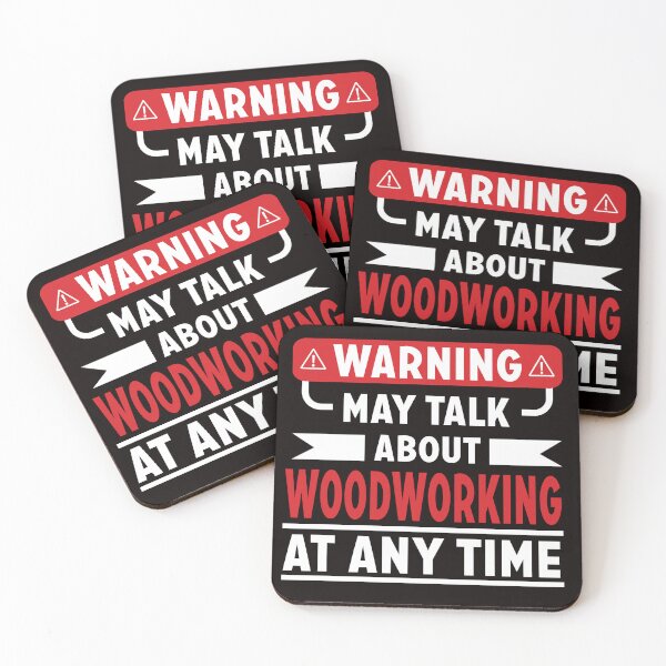 Item preview, WARNING may talk about woodworking at any time designed and sold by RebeccaRe.