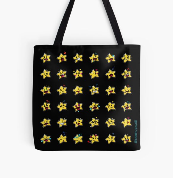 starplexus starlet emoticons All Over Print Tote Bag