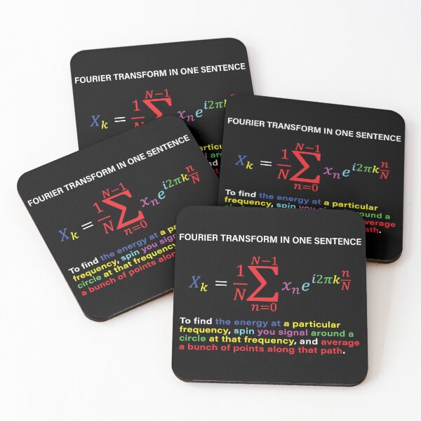 Item preview, Fourier Transform Formula designed and sold by ScienceCorner.