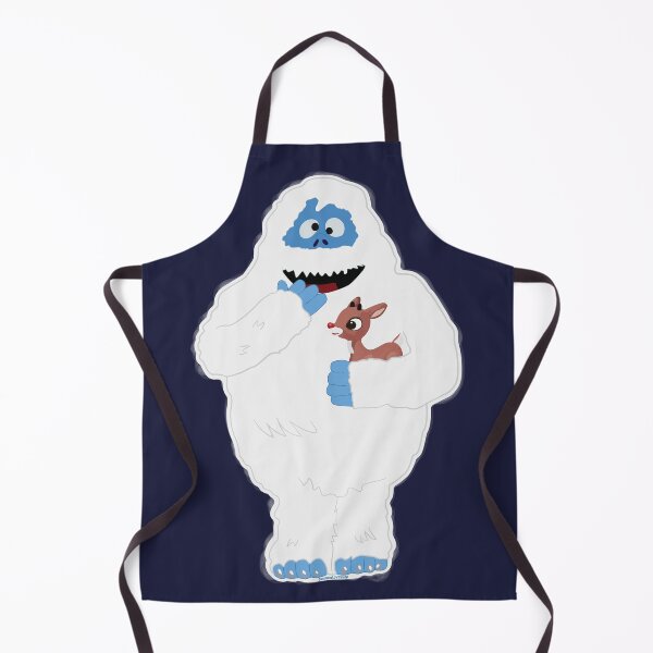 Item preview, Classic Christmas Abominable Snowman with Rudolph © GraphicLoveShop designed and sold by Graphic Love Shop.