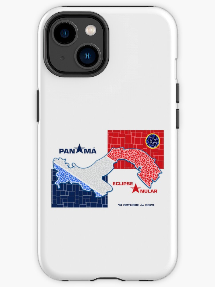 Thumbnail 1 of 4, iPhone Case, Panama Annular Eclipse 2023 designed and sold by Eclipse2024.