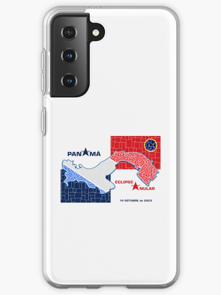 Thumbnail 1 of 4, Samsung Galaxy Phone Case, Panama Annular Eclipse 2023 designed and sold by Eclipse2024.