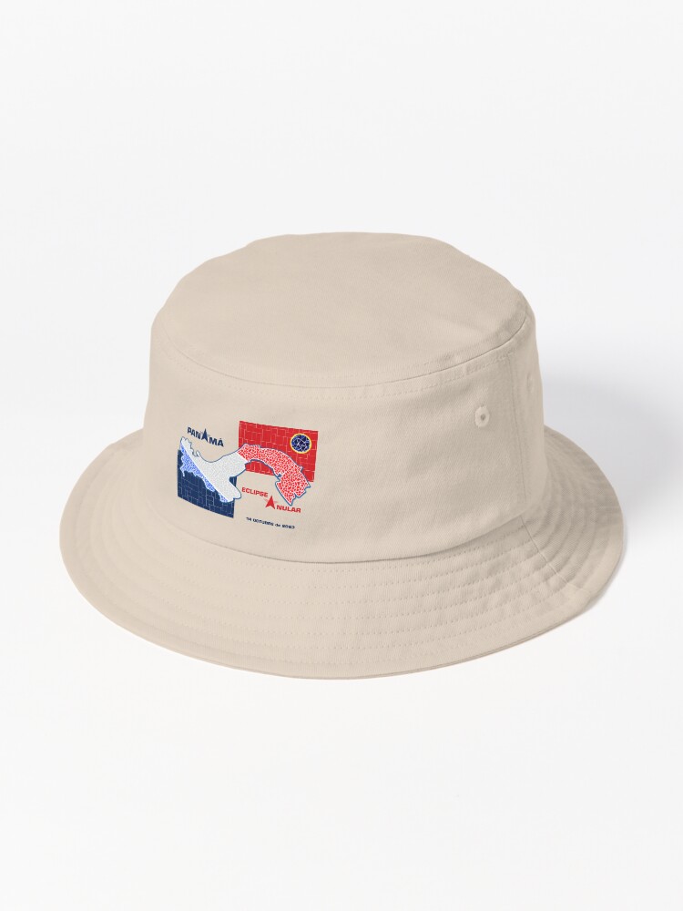 Thumbnail 1 of 6, Bucket Hat, Panama Annular Eclipse 2023 designed and sold by Eclipse2024.