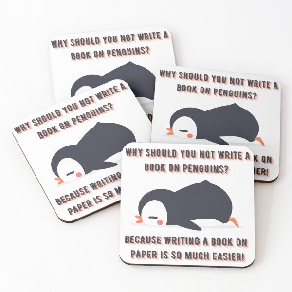 Item preview, Why should you not write a book on penguins? designed and sold by AR-Daydreams.