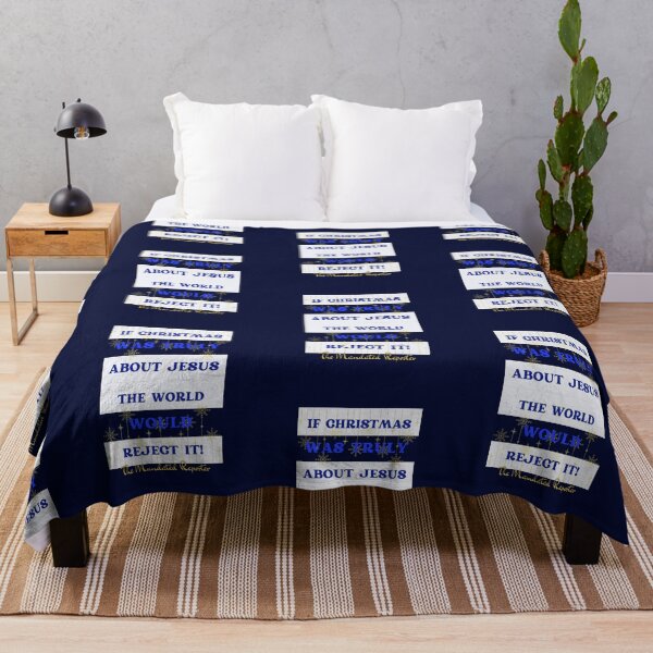 Item preview, If Jesus was Truly the Reason for this Season - Navy Blue designed and sold by TheReporter1.