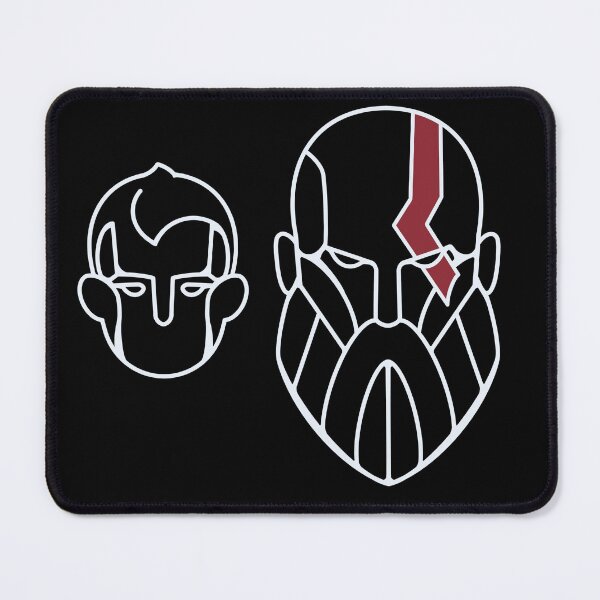 Item preview, Kratos and Atreus designed and sold by Nora-Tandy.