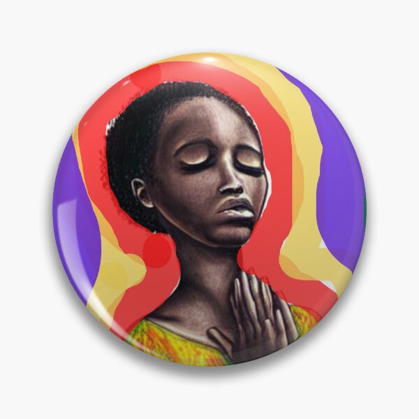 Item preview, Praying Black Girl Abstract Art designed and sold by Rell1970.