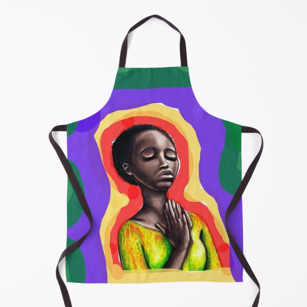 Item preview, Praying Black Girl Abstract Art designed and sold by Rell1970.