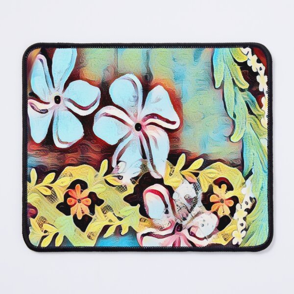 Item preview, White Plumerias designed and sold by lindosilks.