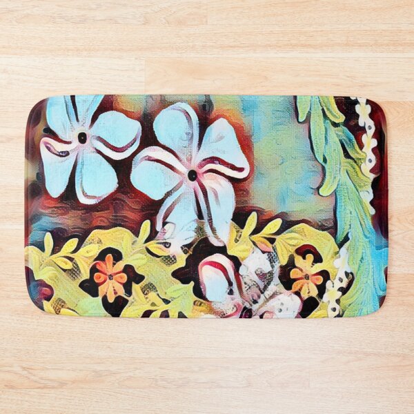 Item preview, White Plumerias designed and sold by lindosilks.