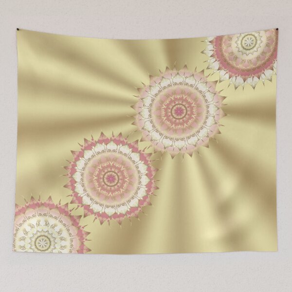 Item preview, Delicate Mandalas on Gold designed and sold by pearlposition.