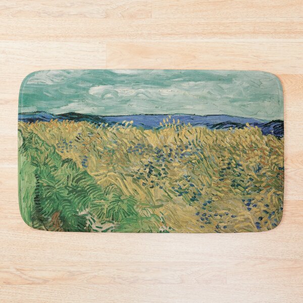 Item preview, Wheatfield with Cornflowers | Vincent van Gogh | 1890 Post-Impressionism Landscape Art designed and sold by CJET.