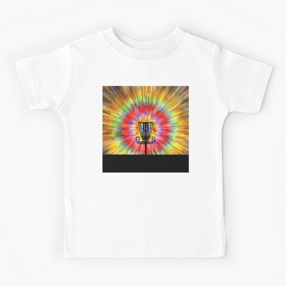 Disc Golf Tie Dye Kids T-Shirt for Sale by Phil Perkins