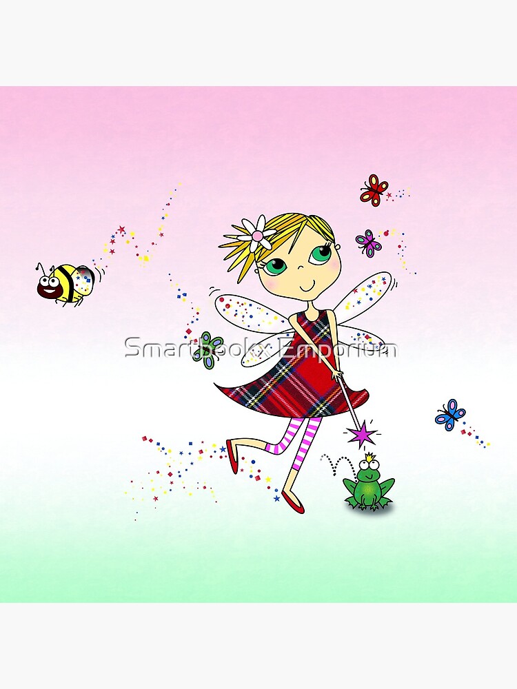Cute Fairy Cartoon - Little Girls Dream by FionaHolt
