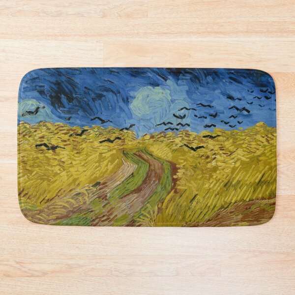 Item preview, Wheatfield with Crows | Vincent van Gogh | 1890 Post-Impressionism Landscape Art designed and sold by CJET.