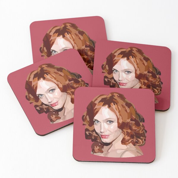 Item preview, Christina Hendricks Hand Drawn Digital Art designed and sold by Lartheviking.