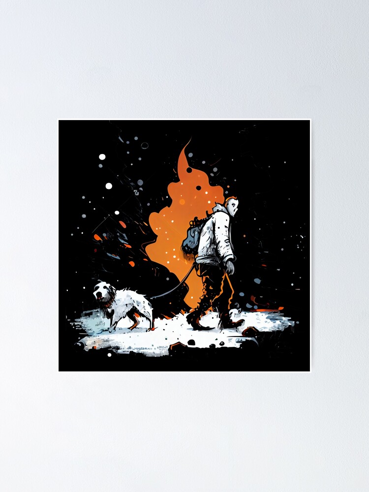 "Hashtag The Dog Walk (Graphics only)" Poster for Sale by happymeld Redbubble