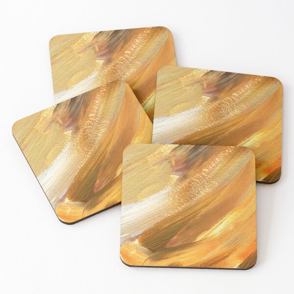 Item preview, Yellow Orange Sun Streaks Abstract Glorious Painting designed and sold by DEC02.