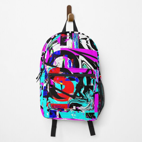 Item preview, Chaotic Abstract glitch artwork vibrant designed and sold by TipTopTapo.
