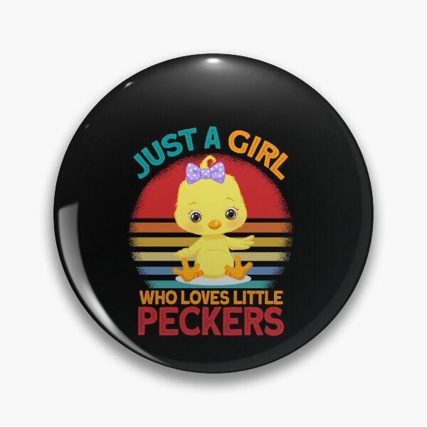 Item preview, just a girl who loves little peckers - chicken designed and sold by Ibu83.