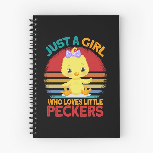 Item preview, just a girl who loves little peckers - chicken designed and sold by Ibu83.