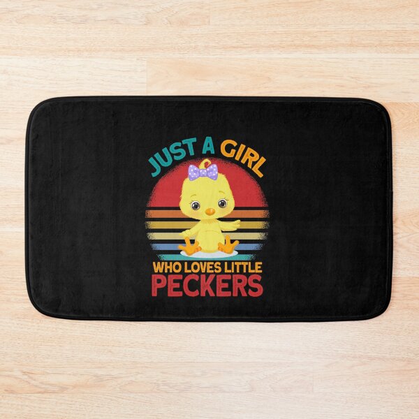 Item preview, just a girl who loves little peckers - chicken designed and sold by Ibu83.