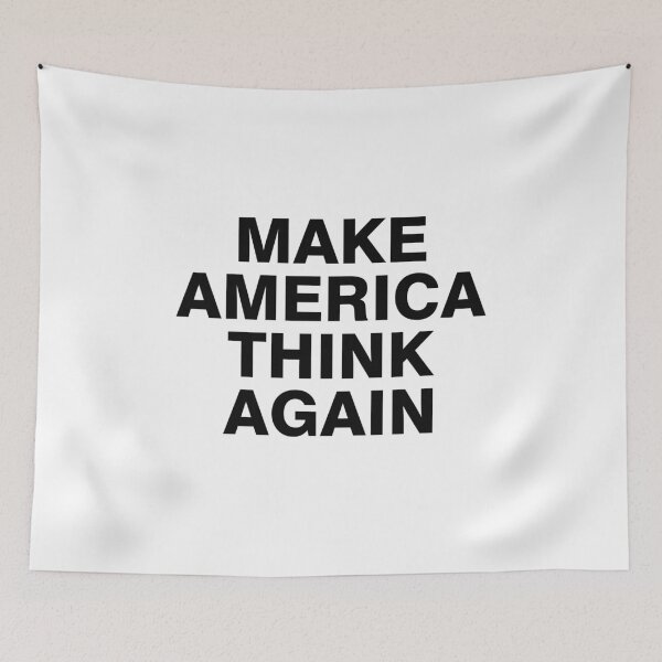 Item preview, Make America think again designed and sold by allthetees.