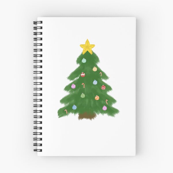 Aperçu de l'œuvre Sapin de Noël avec étoile et décorations créée et vendue par Adaptixstudio.