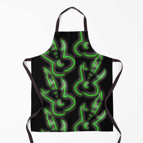 Item preview, Green neon guitar illustration designed and sold by WorldOfWendyArt.