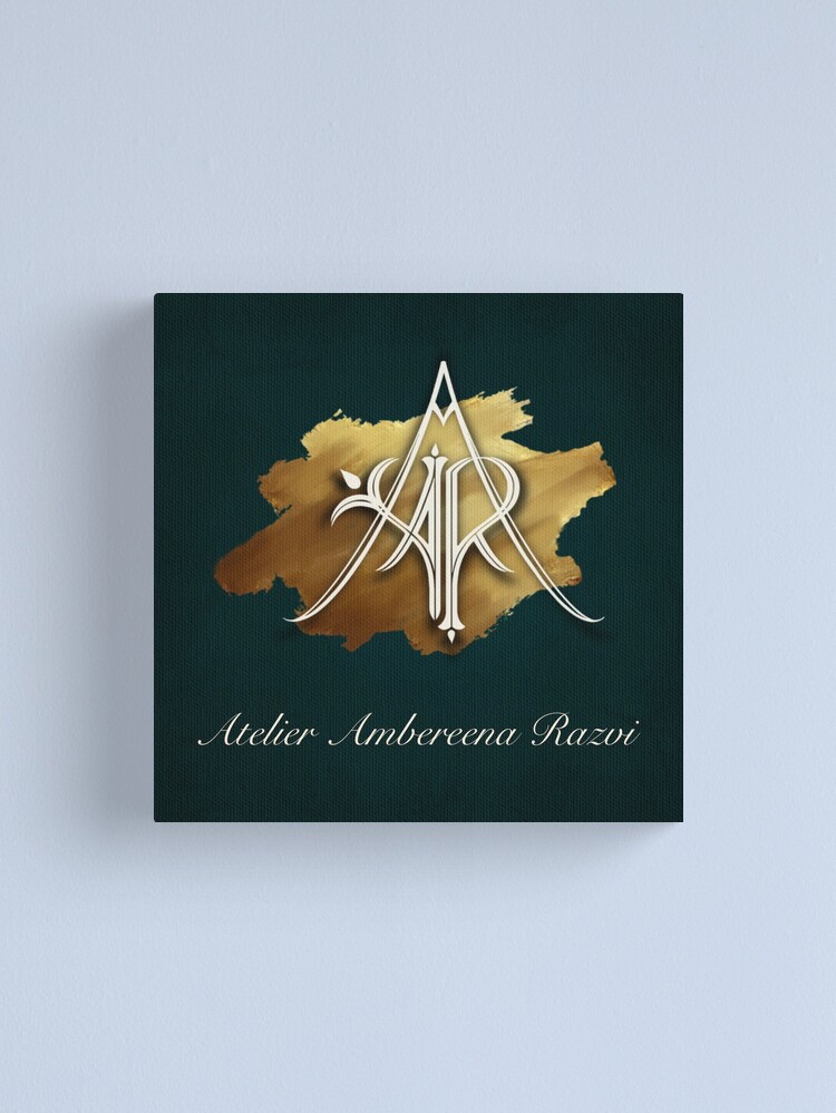 Thumbnail 1 of 3, Canvas Print, Atelier Ambereena Razvi logo designed and sold by Ambereena-Razvi.