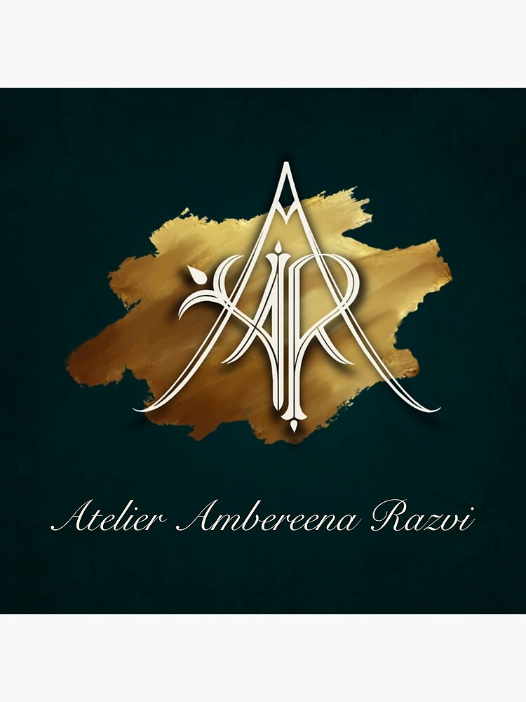 Thumbnail 3 of 3, Canvas Print, Atelier Ambereena Razvi logo designed and sold by Ambereena-Razvi.