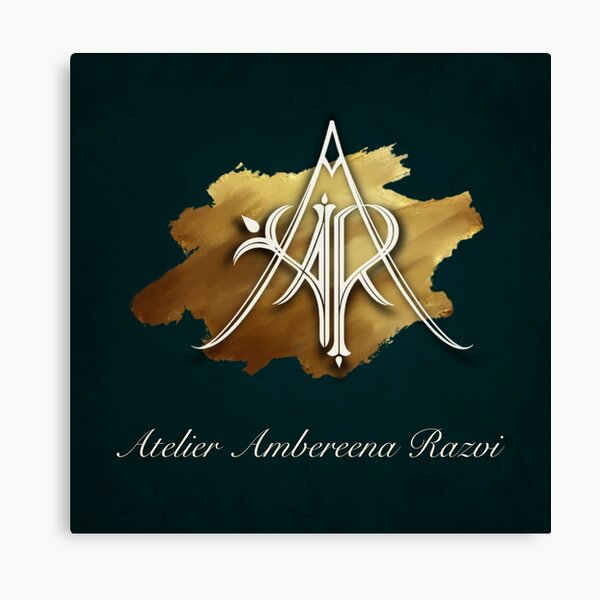 Atelier Ambereena Razvi logo Canvas Print