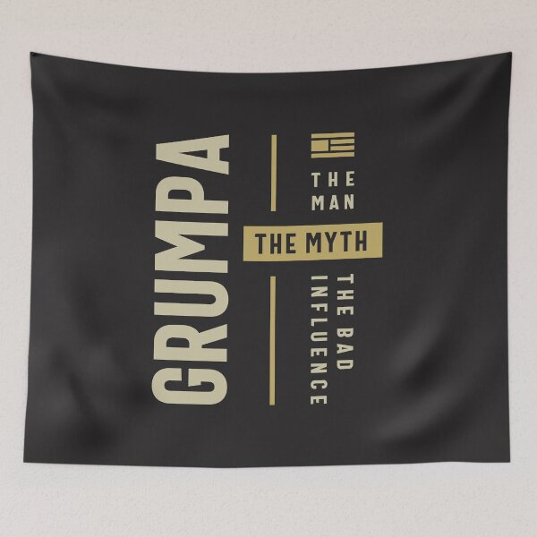 Item preview, Grumpa Man Myth The Bad Influence - Dad Grandpa designed and sold by cidolopez.