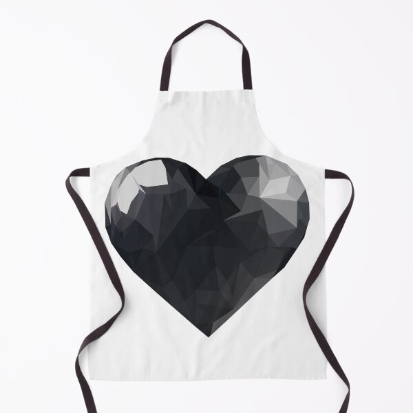 Item preview, Geometric Black Heart designed and sold by Feather n' Ink.