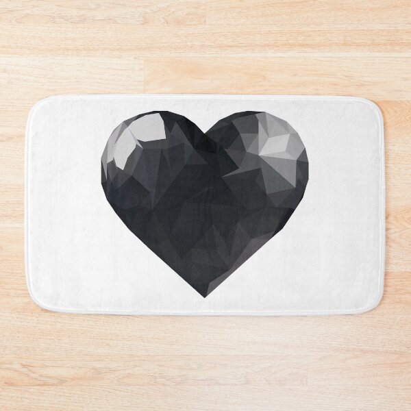 Item preview, Geometric Black Heart  designed and sold by Feather n'  Ink.