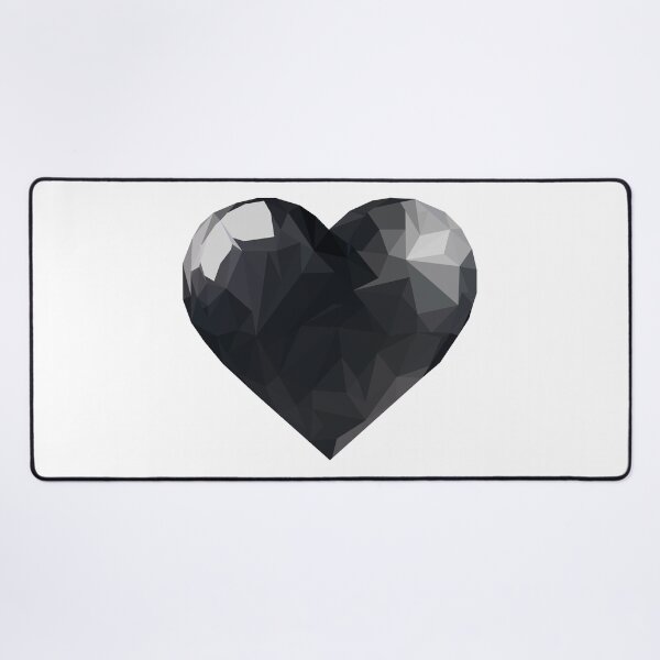 Item preview, Geometric Black Heart  designed and sold by Feather n'  Ink.