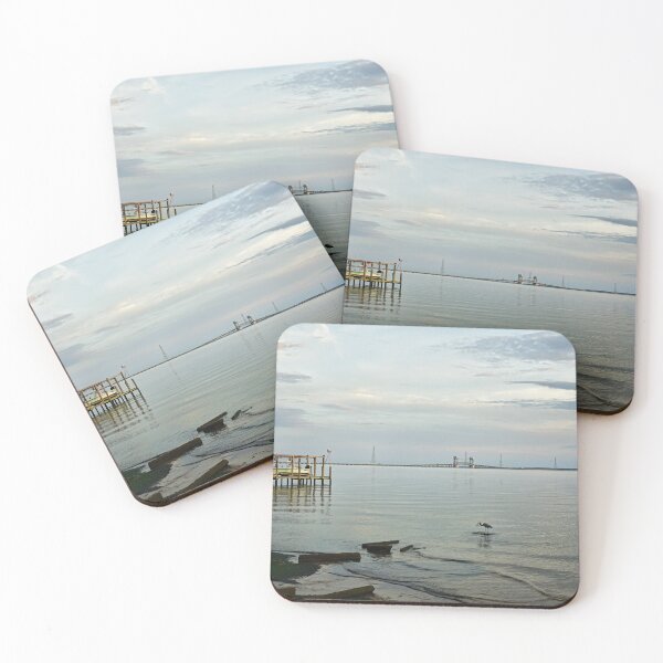 Item preview, Great Blue Heron Crabbing at Low Tide designed and sold by ShorelineImages.