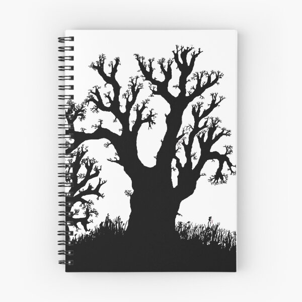Item preview, Baobab forest silhouette black and white designed and sold by Tony Cisse.