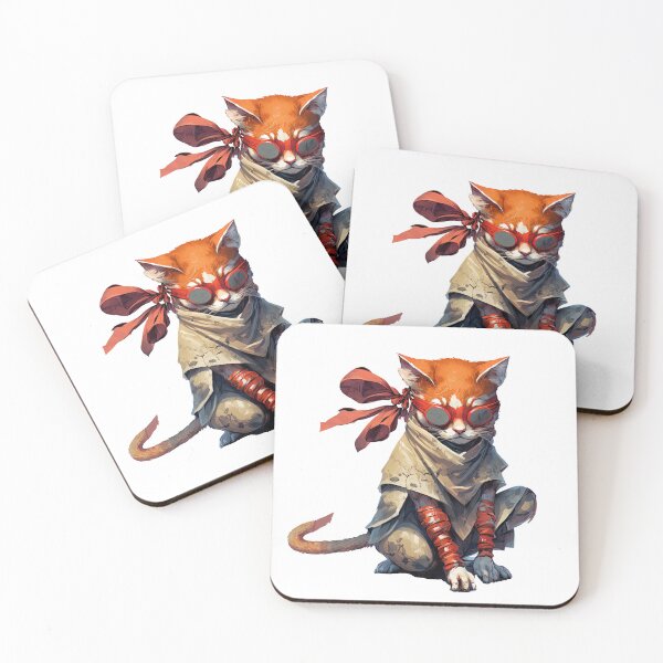 Item preview, Meet Blind Monk Cat!  – Dungeons and Dragons Style Merchandise (No Background) designed and sold by GeekPsychology.