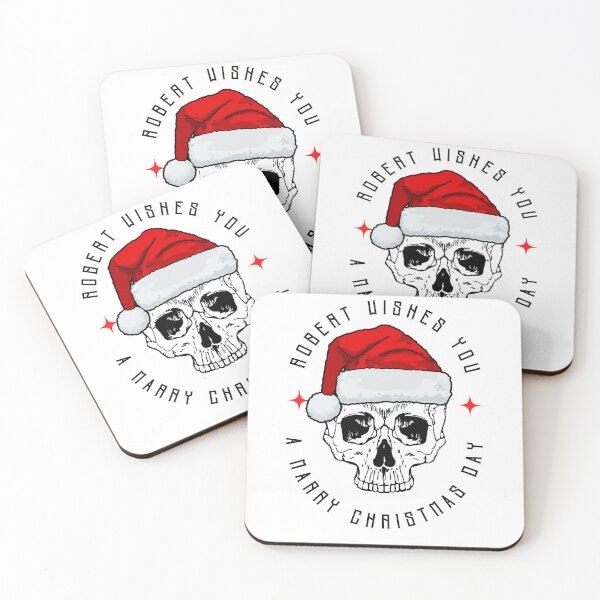 Item preview, ROBERT NAME: ROBERT CHRISTMAS SKULL DESIGN. designed and sold by AlexRelax.