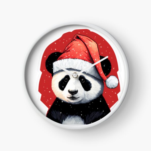 Item preview, Panda wearing a Santa Hat Christmas designed and sold by Itis-Whatitis.