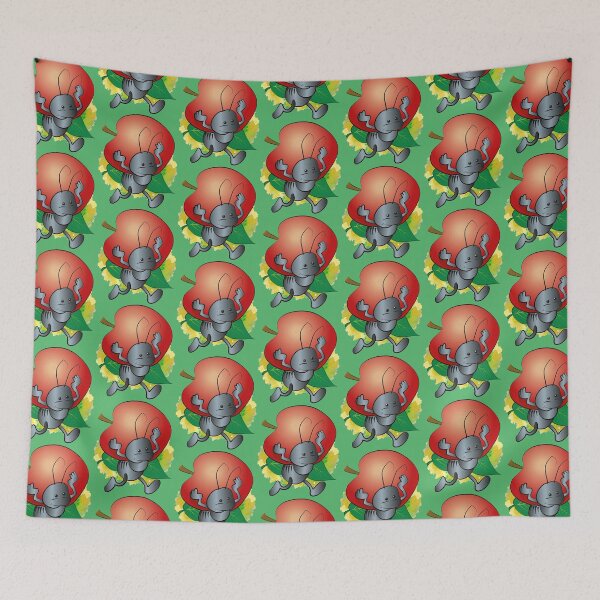 Item preview, Hormiga ciborg con una manzana roja designed and sold by WorkerAnts.