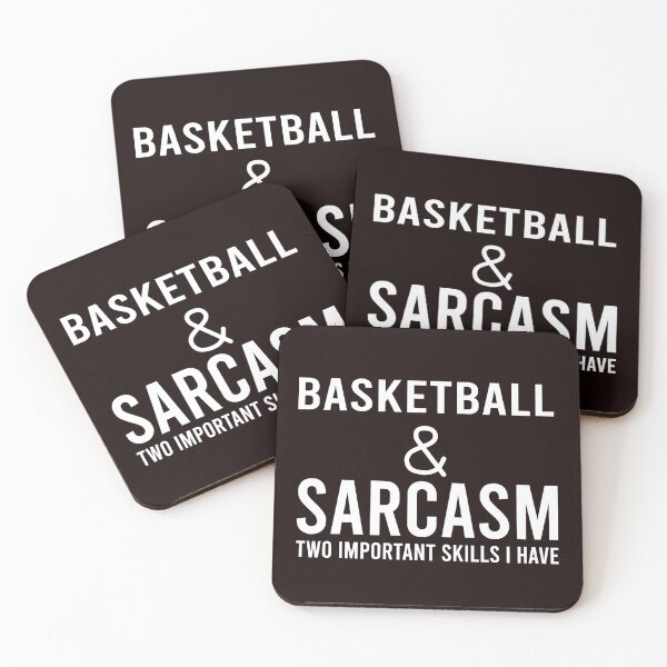 Item preview, Basketball And Sarcasm, Funny Basketball designed and sold by Aerial Addicts.