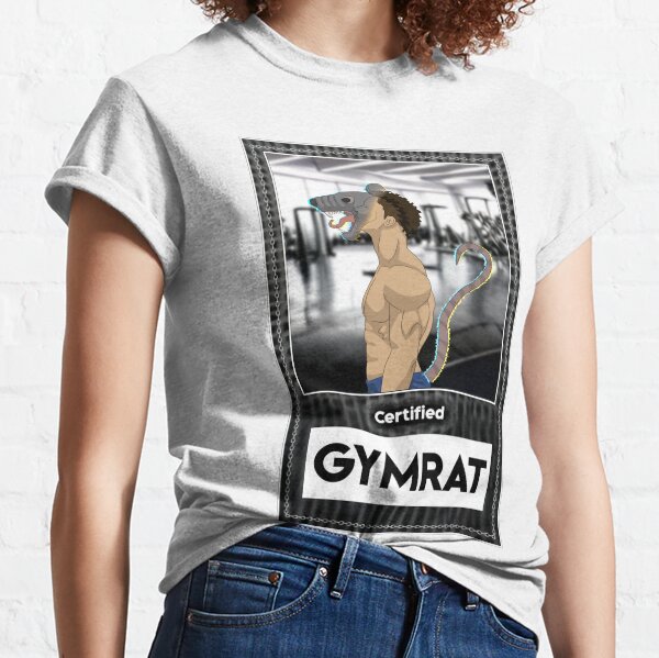  Gymrat GYM RAT Definition Gym Goers Camiseta de estilo