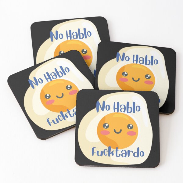 Item preview, No hablo fucktardo egg designed and sold by TheRightHonMP.