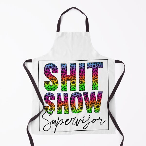 Item preview, Shit Show Supervisor Rainbow Cheetah Print designed and sold by RepublicOfFire.