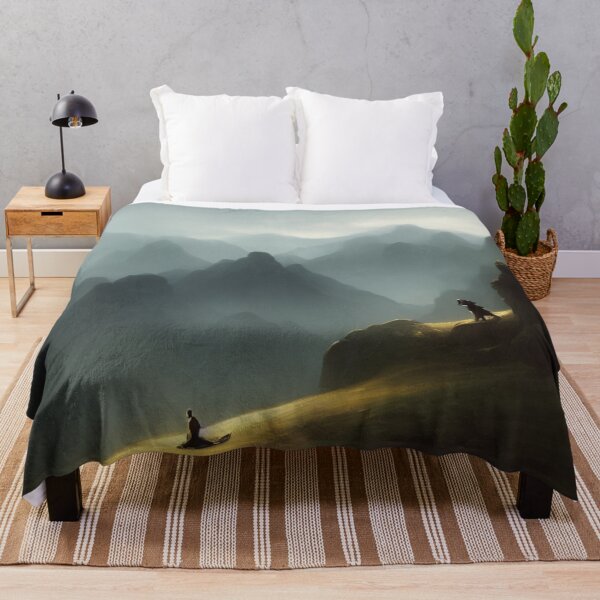 Item preview, Monk Praying on the Side of a Mountain designed and sold by DesignerKin.